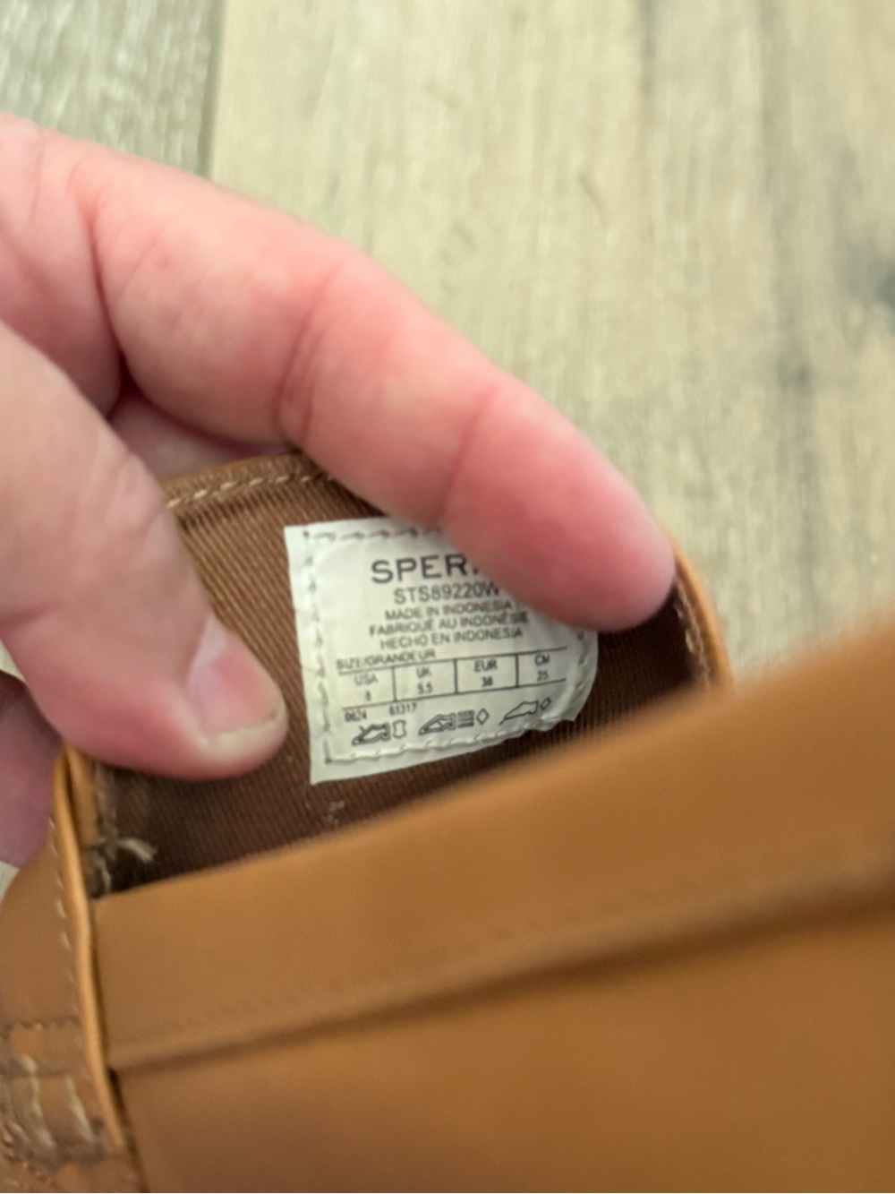 Sperry Women’s Tan Leather Knot-Detail Loafers - Picture 7 of 7